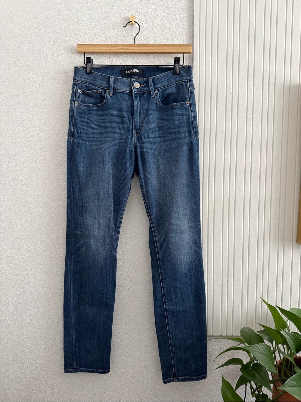 Express Medium Wash Boot Cut Jeans